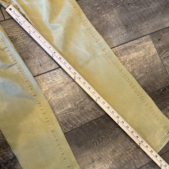 American Eagle Next Level Flex Tan Washed Slim Straight Jeans Size 30x32 - Picture 3 of 7